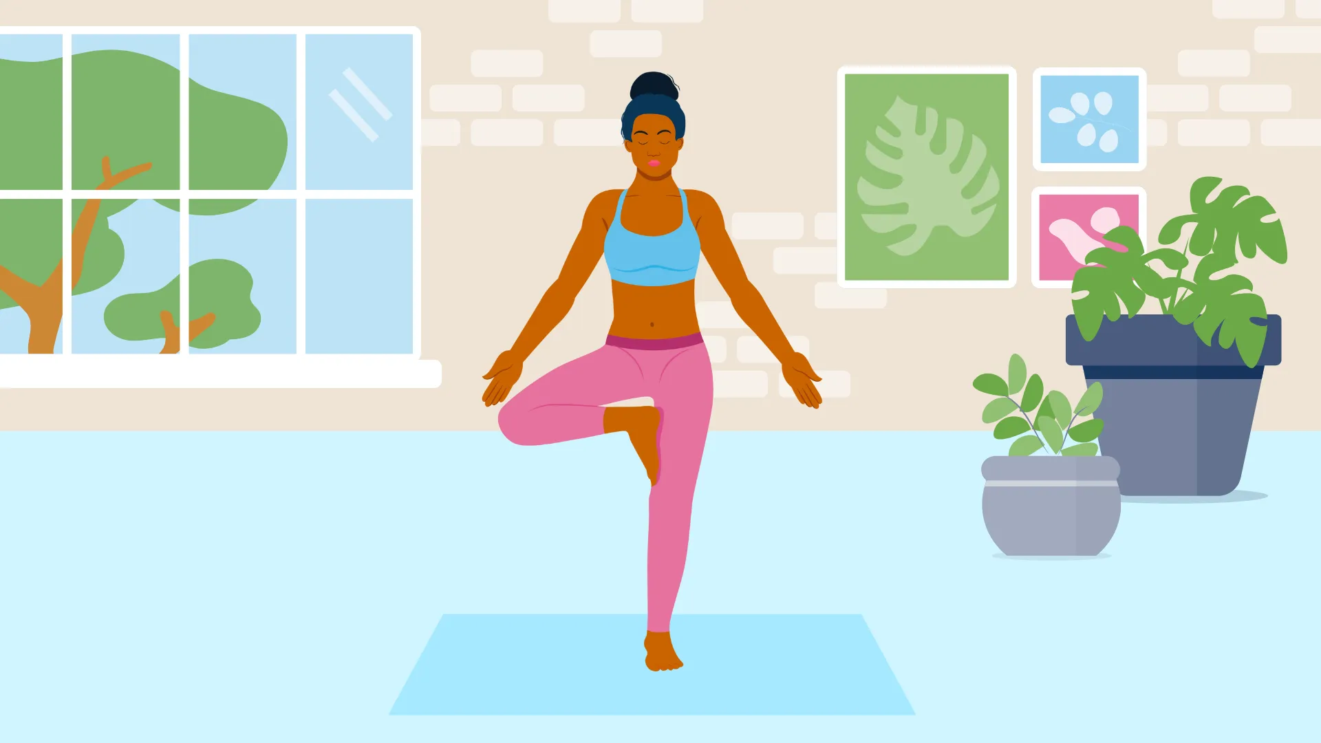 morning yoga sun salutation